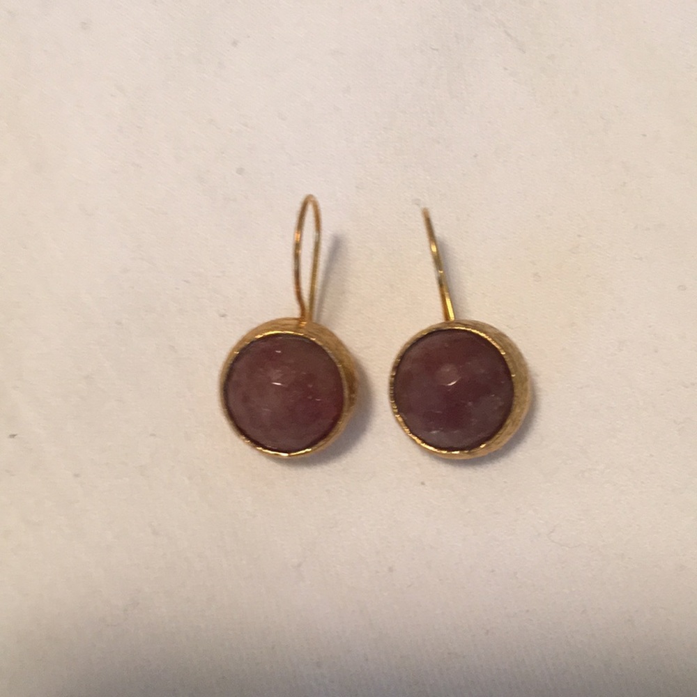 Single stone earrings